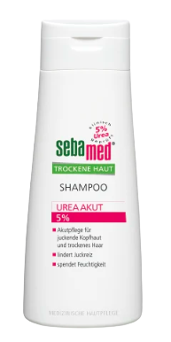 sebamed Shampoo trockene Haut 5% Urea Akut Себамед Шампунь для волос для сухой и чувствительной кожи головы с мочевиной 5%, 200мл