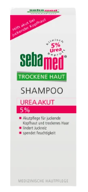 sebamed Shampoo trockene Haut 5% Urea Akut Себамед Шампунь для волос для сухой и чувствительной кожи головы с мочевиной 5%, 200мл