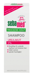 sebamed Shampoo trockene Haut 5% Urea Akut Себамед Шампунь для волос для сухой и чувствительной кожи головы с мочевиной 5%, 200мл