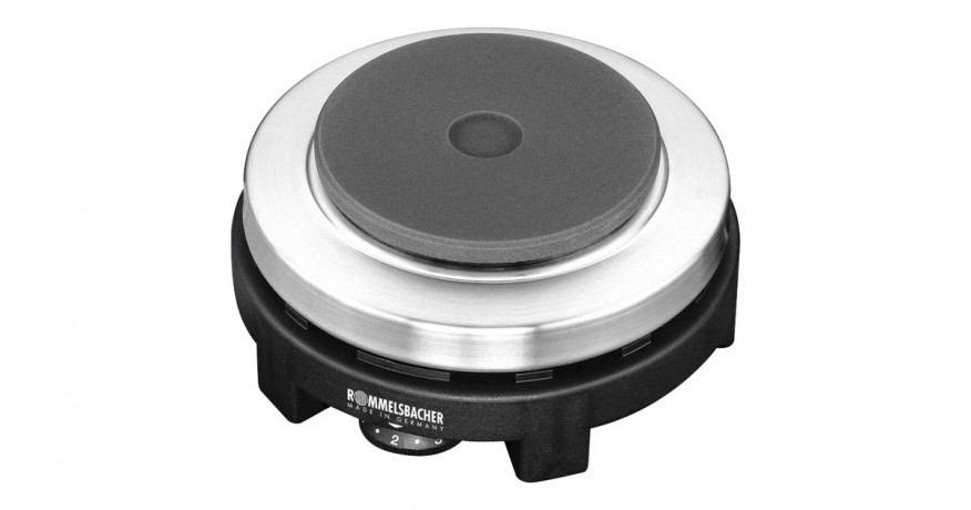 Rommelsbacher Rommelsbacher Reisekochplatte RK 501 edelstahl/schwarz  edelstahl/schwarz Дорожная плита Rommelsbacher RK 501 нержавеющая сталь/черный