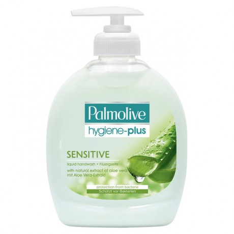 Palmolive Flussigseife Hygiene-Plus Sensitive Жидкое мыло Гигиена плюс уход с экстрактом алоэ вера 300 г