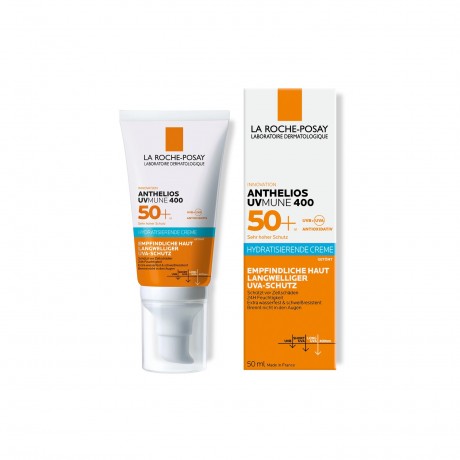 La Roche-Posay ROCHE-POSAY Anthelios hydratisie.Cr.getont LSF 50+  ROCHE-POSAY Anthelios Hydration.Cr.toned SPF 50+