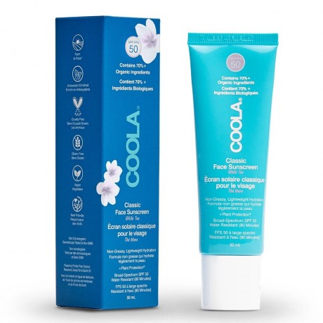 Coola SPF 50 FACE LOTION WHITE TEA ЛОСЬОН ДЛЯ ЛИЦА SPF 50 БЕЛЫЙ ЧАЙ