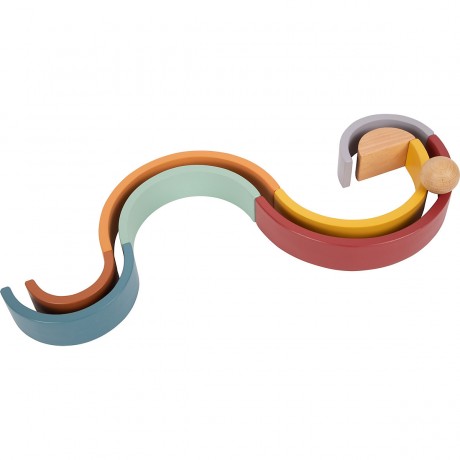 Small Foot Holzbausteine Regenbogen „Safari“ Деревянные строительные блоки радуга &quot;Сафари&quot;