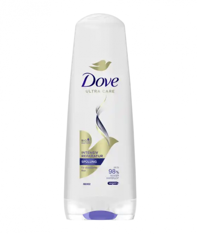 Dove Intensiv Reparatur Spülung mit Keratin-Reparatur-System, Укрепляющий Кондиционер для Волос способствующий Питанию и Восстанавлению Структуры Волос 200 мл Dove Intensiv Reparatur Spülung mit Keratin-Reparatur-System, Укрепляющий Кондиционер для Волос способствующий Питанию и Восстанавлению Структуры Волос 200 мл