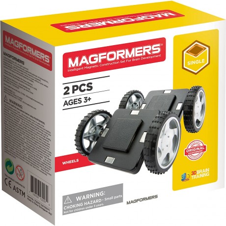MAGFORMERS Magformers Rader mit Grundplatte Set 2 Колеса Magformers с опорной пластиной комплект 2