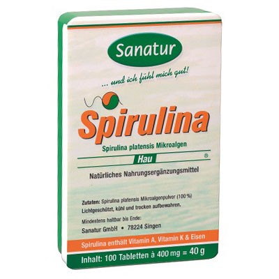Spirulina (Спирулина) Mikroalgen 400 mg 750 шт