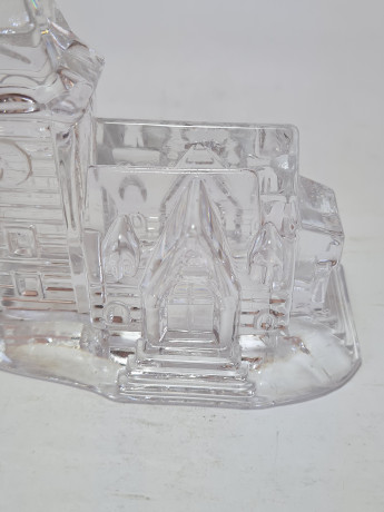 Фигурка хрустальная декоративная винтажная Anna Hutte, 11 x 7 x 10 см, Германия, 1960-70гг.