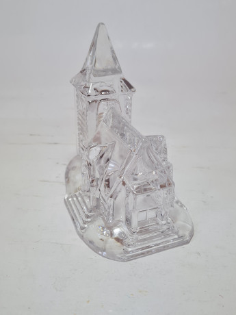 Фигурка хрустальная декоративная винтажная Anna Hutte, 11 x 7 x 10 см, Германия, 1960-70гг.