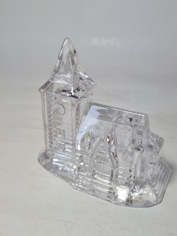 Фигурка хрустальная декоративная винтажная Anna Hutte, 11 x 7 x 10 см, Германия, 1960-70гг.