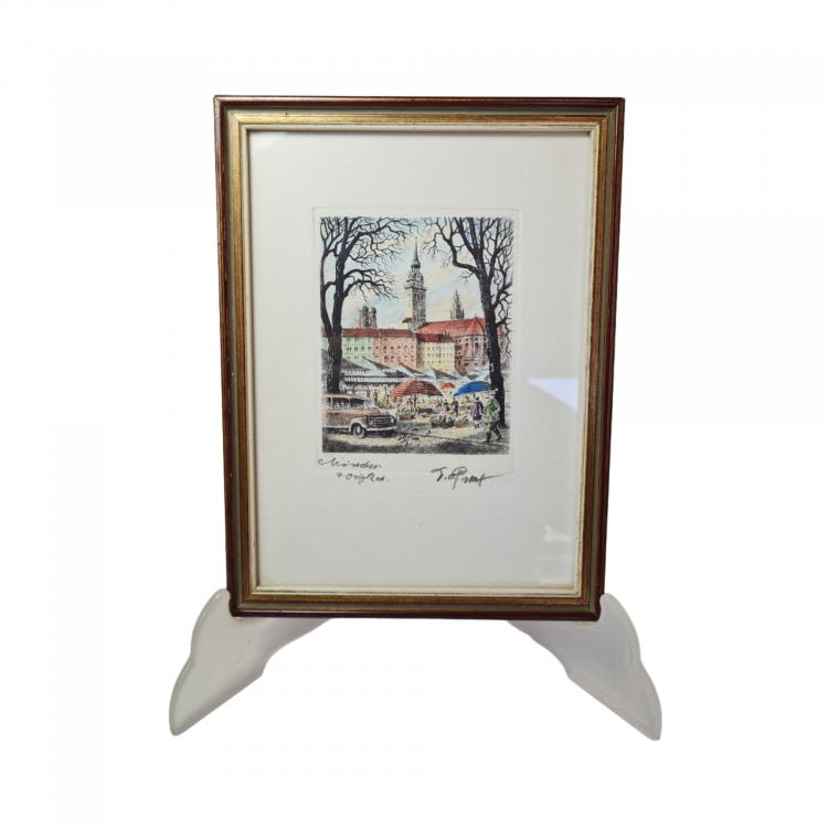 Картина в деревянной раме винтажная "Галерея Отто", 19 x 14,5 x 1,5 см, Германия, 1970-80гг. Картина в деревянной раме винтажная "Галерея Отто", 19 x 14,5 x 1,5 см, Германия, 1970-80гг.