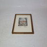 Картина в деревянной раме винтажная "Галерея Отто", 19 x 14,5 x 1,5 см, Германия, 1970-80гг. Картина в деревянной раме винтажная "Галерея Отто", 19 x 14,5 x 1,5 см, Германия, 1970-80гг.
