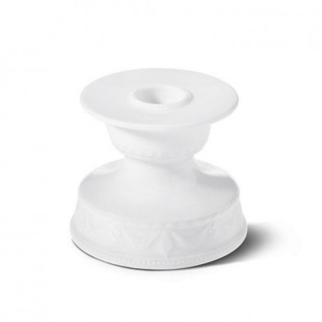 KPM Berlin KPM Kurland Weiss Leuchter Klein/Peitschenkerze KPM Kurland Weiss Candlestick Small/Whip Свеча