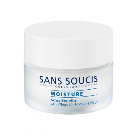 Sans Soucis Aqua Benefits 24h Pflege fur trockene Haut Gesichtscreme Moisture, 50 мл