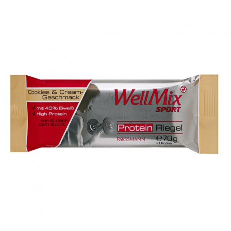 WellMix Sport Protein Протеин Батончик "Cookies и Cream-Geschmack" 70 г