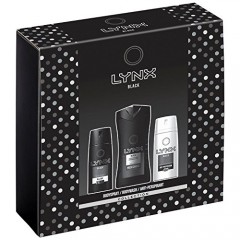 Lynx schwarz Trio Geschenk Set Подарочный набор