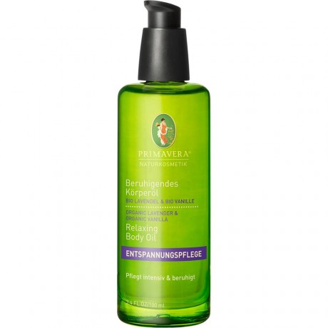 Primavera Beruhigendes Korperol Масло для тела с лавандой и ванилью Pure Relaxation Успокаивающее масло для тела