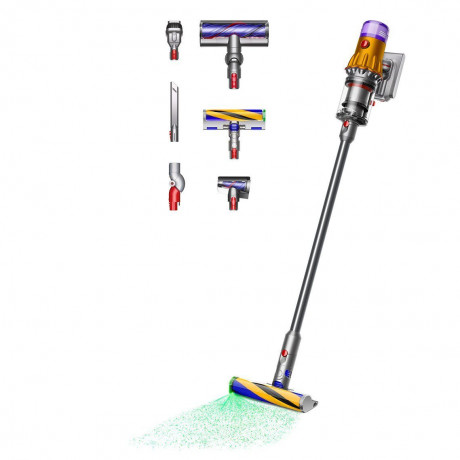 DYSON DYSON Akku-Hand-und Stielstaubsauger V12™ Detect Slim Absolute, 545 W, Beutellos, Berichtet die Daten in Echtzeit uber das LCD-Display Беспроводной ручной пылесос DYSON V12™ Detect Slim Absolute, 545 Вт, без мешка, сообщает данные в режиме реальног