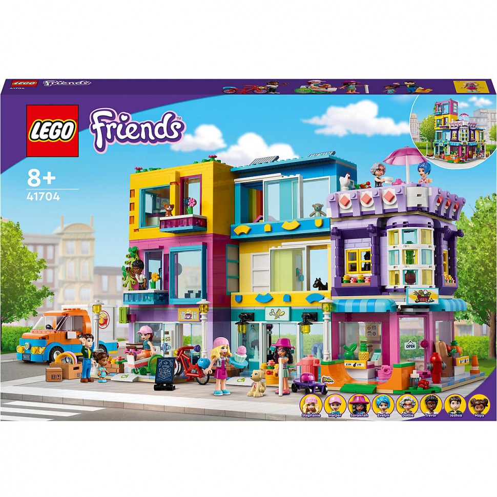 Купить LEGO Friends 41704 Wohnblock ЛЕГО Большой дом на главной улице в  интернет-магазине Diskontshop.eu Германия всего за 24 449 руб. в