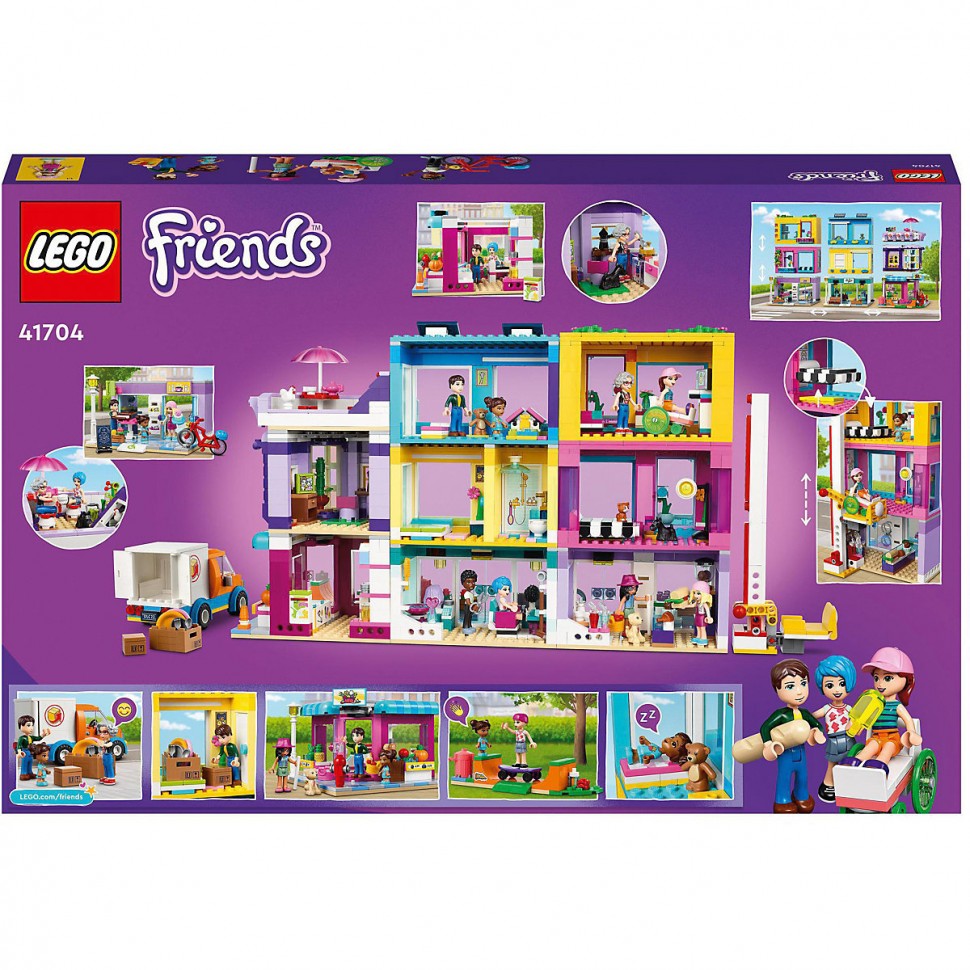 Купить LEGO Friends 41704 Wohnblock ЛЕГО Большой дом на главной улице в  интернет-магазине Diskontshop.eu Германия всего за 24 449 руб. в