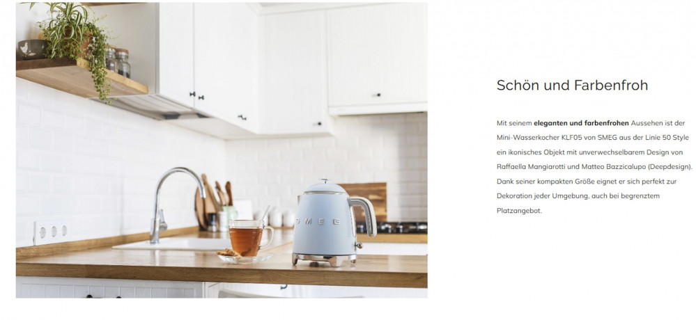 SMEG SMEG Wasserkocher SMEG Wasserkocher Edelstahl 0,8 L Fassung, 1400 W, Wasser Kocher, 1400,00 W, 360° Basis, BPA- Frei, elektrischer Wasser Kocher Klein Mini Чайник SMEG Чайник SMEG, нержавеющая сталь, емкость 0,8 л, 1400 Вт, водоварка, 1400,00 Вт, ос