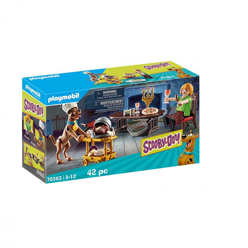 Купить PLAYMOBIL 2er Set: 70361 SCOOBY-DOO! Abenteuer im Geisterhaus +  70363 SCOOBY-DOO! Abendessen mit Shaggy Набор из 2 предметов: 70361 СКУБИ-ДУ!  Приключения в доме с привидениями + 70363 СКУБИ-ДУ! Ужин с Шэгги