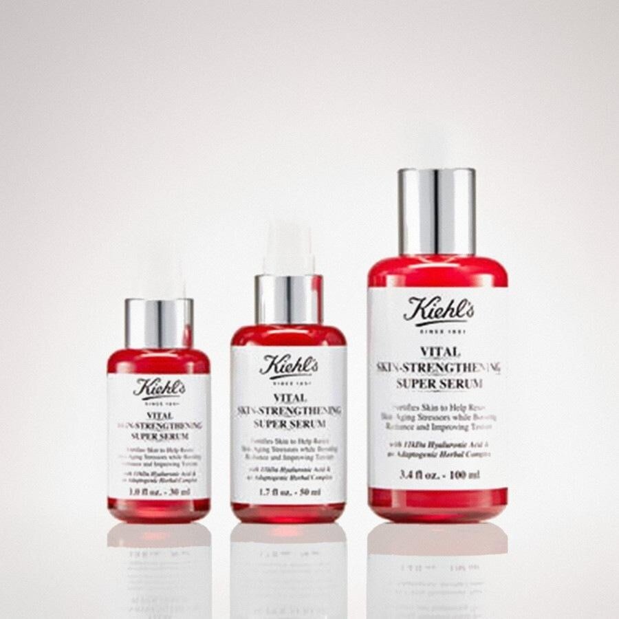 Vital skin. Kiehl's Vital Skin strengthening super Serum. Kiehls Vital Skin strengthening super Serum в колбе. Vital super Serum. Kiehls Vital Skin strengthening super Serum Sample.