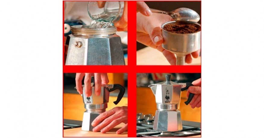 Bialetti Bialetti Moka Express, Espressomaschine silber, 3 Tassen silber Bialetti Moka Express, кофемашина для эспрессо, серебро, 3 чашки