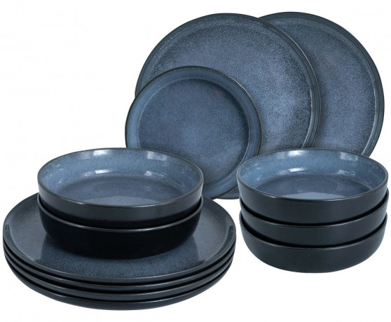 Moritz & Moritz Moritz & Moritz Tafel Service 12-tlg Blau blau Столовый сервиз Moritz &amp; Moritz, 12 предм., синий