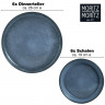 Moritz & Moritz Moritz & Moritz Tafel Service 12-tlg Blau blau Столовый сервиз Moritz &amp; Moritz, 12 предм., синий