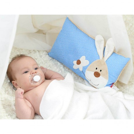 sigikid Baby Kuscheldecke Kissen Set 2-tlg. Hase Semmel Bunny hellblau Spieldecken Комплект подушек для детского одеяла из 2-х предметов. Игровые коврики Hase Semmel Bunny голубого цвета