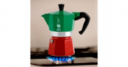 Bialetti Bialetti Moka Express Tricolore, Espressomaschine grun/rot, 3 Tassen grun, rot Bialetti Moka Express Tricolore, эспрессо-машина зеленый/красный, 3 чашки