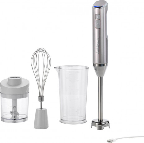 Cuisinart Cuisinart Akku-Stabmixer RHB100E Cordless Collection, mit Purieraufsatz, Schneebesen, Schale, 30 Minuten Akkulaufzeit Беспроводной ручной блендер Cuisinart RHB100E Cordless Collection, с насадкой для очистки, венчиком, чашей, срок службы батаре