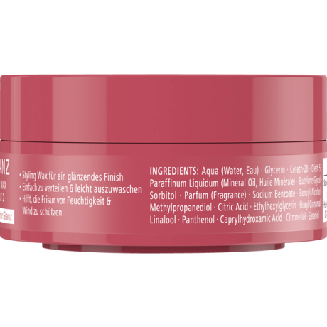 Schwarzkopf Taft Gel Wax Glanz Haltegrad 2 leichter Halt, Тафт гель-воск с блеском легкая фиксация, 275 мл
