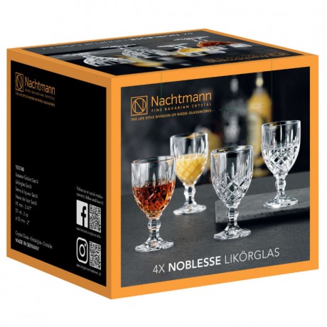 Nachtmann Noblesse Likorglas Set , Нахтман Ноблесс Набор рюмок для ликера, 57 мл, 4 шт