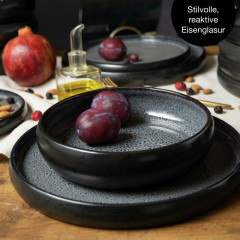 Moritz &amp; Moritz Moritz &amp; Moritz Tafelservice Grau 18-tlg. Reaktiv grau Обеденный сервиз Moritz &amp;amp; Moritz серый, 18 предм. Реактивный