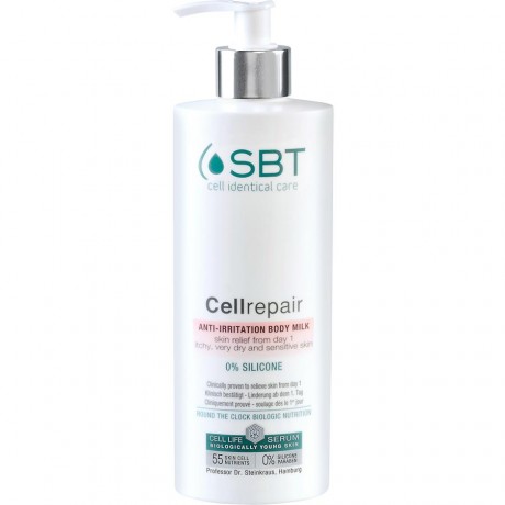 SBT Sensitive Biology Therapy Cellrepair Anti Irritation Body Milk Молочко для тела, 400 мл