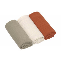 LASSIG Little Forest Mulltucher 9er Set Марлевые салфетки Little Forest, набор из 9 шт.