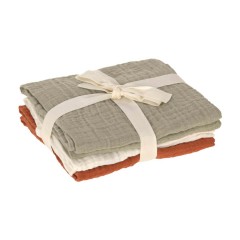 LASSIG Little Forest Mulltucher 9er Set Марлевые салфетки Little Forest, набор из 9 шт.