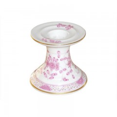 Meissen Meissen 'Neuer Ausschnitt - Indische Malerei purpur Goldpunkte mit Goldrand' Leuchter 7 cm Meissen "new section - Индийская роспись фиолетовыми золотыми точками с золотым ободком" подсвечник 7 см