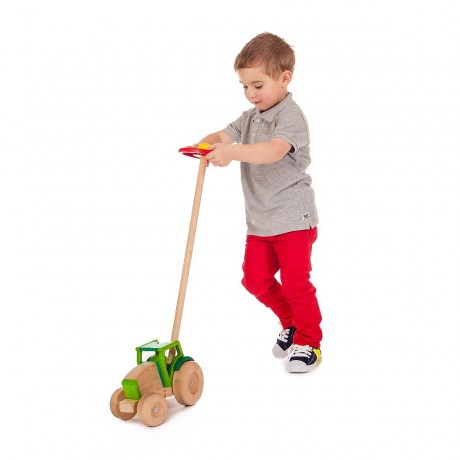 SINA®SPIELZEUG Holzspielzeug Holztraktor Lenk mich Деревянная игрушка деревянный трактор Управляй мной