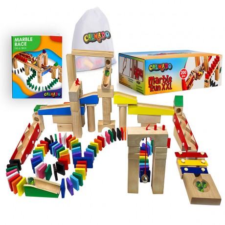 Calmado 200 teilige Kugelbahn 200-элементная дорожка для мячей