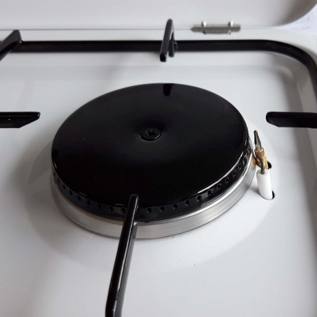 BlueCraft BlueCraft Gaskocher, (Gas-Kochfeld 2 flammen Propangas, Gasherd 50 mbar), Campingkocher 2-flammig, mit Zundsicherung und elektrischer Zundung Газовая плита BlueCraft (газовая плита, 2 конфорки, пропан, газовая плита 50 мбар), походная плита, 2