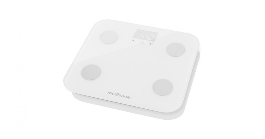 Medisana Medisana connect WiFi & Bluetooth Korperanalysewaage BS 600 weiss weiss Весы для анализа тела Medisana Connect WiFi и Bluetooth BS 600 белые