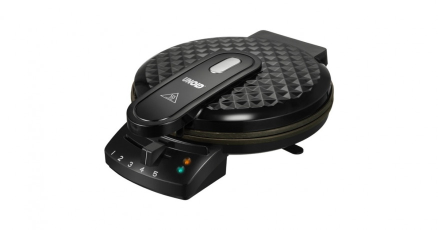 Unold Unold Waffelautomat Diamant, Waffeleisen schwarz, 1.200 Watt schwarz Вафельница Unold Диамант, вафельница черная, 1200 Вт