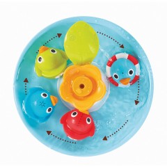 Yookidoo Badewannenspiel Entenrennen Утиная гонка в ванне