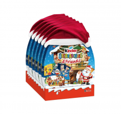 kinder Uberraschung &amp; Friends Адвент-календарь 2025 &quot;Киндер-сюрприз и друзья&quot; , 29 вкусных сюрпризов от Киндер, 370 грамм