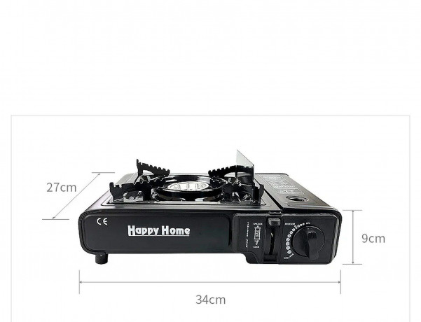 Kingsale Kingsale Gaskocher Portabler Campingkocher 1-flammig Gas-/ Gaskartuschen Kocher 2200W  Газовая плита Kingsale, портативная походная плита, газовая плита с 1 конфоркой/газовым картриджем, 2200 Вт