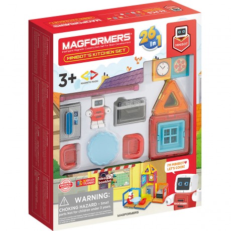 MAGFORMERS Magformers Minibots Cooking Kitchen Set Кухонный набор Magformer's Minibots