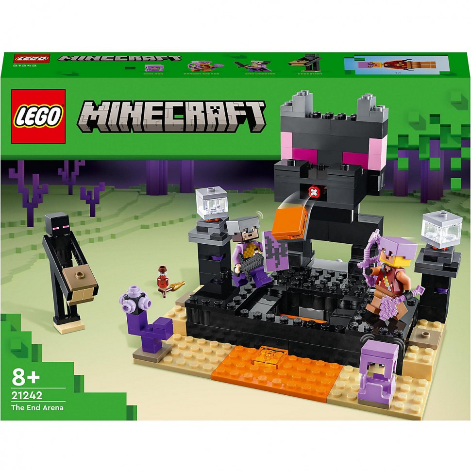 Купить LEGO LEGO Minecraft 21242 Die End-Arena LEGO Minecraft 21242  Конечная арена в интернет-магазине Diskontshop.eu Германия всего за 3 259  руб. в